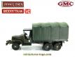 Le camion GMC 6x6 bâché militaire vert en miniature de Dinky Toys au 1/43e