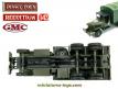 Le camion GMC 6x6 bâché militaire vert en miniature de Dinky Toys au 1/43e