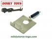 Le crochet pour la remorque porte char ou transformateur en miniature de Dinky