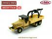 Le camion GMC 6x6 lot 7 militaire sable en miniature de Dinky Toys au 1/43e