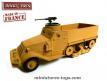 La tourelle et la mitrailleuse de l'Half Track US miniature Dinky Toys au 1/50e