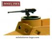 La tourelle et la mitrailleuse de l'Half Track US miniature Dinky Toys au 1/50e