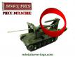 Le poussoir en métal du poseur de pont AMX de Dinky Toys France