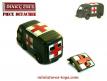 La porte arrière peinte de l'ambulance militaire Renault de Dinky Toys France