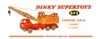 Le camion AEC grue lourde Coles miniature de Dinky Supertoys au 1/50e 