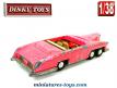La Rolls Royce rose de Lady Penelope en miniature Dinky au 1/38e incomplète
