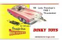 La Rolls Royce rose de Lady Penelope en miniature Dinky au 1/38e incomplète