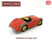 Le cabriolet Austin Healey 100 miniature par Dinky Toys au 1/43e incomplet