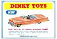 La Cadillac Eldorado miniature de Dinky Toys England au 1/43e incomplète