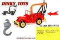 Le crochet de grue de la Jeep dépanneuse miniature Dinky Toys au 1/43e
