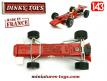 La monoplace Surtees F1 TS 5 miniature de Dinky Toys au 1/43e incomplète