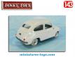 La Fiat 600 blanche de 1956 en miniature par Dinky Toys au 1/43e repeinte