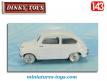 La Fiat 600 blanche de 1956 en miniature par Dinky Toys au 1/43e repeinte