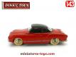 Le coupé Volkswagen Karmann Ghia miniature de Dinky Toys France au 1/43e