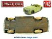 La Simca 8 Sport verte en miniature de Dinky Toys au 1/43e