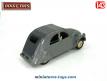 La 2cv Citroën modèle 1951 grise miniature de Dinky Toys France au 1/43e