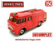 Le Bedford Fire Brigade pompiers miniature de Dinky Toys England incomplet