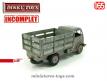 Le camion Ford bétaillère miniature de Dinky Toys incomplet au 1/65e