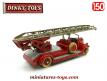 La Delahaye pompiers grande échelle miniature de Dinky Toys au 1/50e 