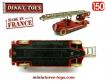 La Delahaye pompiers grande échelle miniature de Dinky Toys au 1/50e 