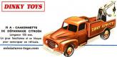 La dépanneuse U23 Citroën Dinky Service rouge miniature au 1/43e incomplète