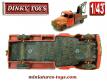 La dépanneuse U23 Citroën Dinky Service rouge miniature au 1/43e incomplète