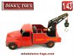 La dépanneuse U23 Citroën Dinky Service rouge en miniature au 1/43e
