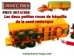 Les petites roues de béquille de la semi remorque du Willème Dinky Toys