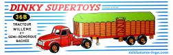 Les petites roues de béquille de la semi remorque du Willème Dinky Toys