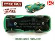 L'Aston Martin DB3 Sport verte miniature de Dinky Toys au 1/43e