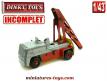 La grue Salev miniature de Dinky Toys au 1/43e incomplète
