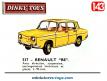 La Renault 8 jaune en miniature de Dinky Toys France au 1/43e