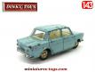 La Simca 1000 de 1962 bleue en miniature Dinky Toys au 1/43e