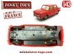 La Simca 1000 de 1962 rouge en miniature Dinky Toys au 1/43e