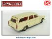 Le break Peugeot 404 blanc ivoir en miniature de Dinky Toys France au 1/43e
