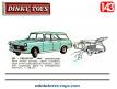 Le break Peugeot 404 blanc ivoir en miniature de Dinky Toys France au 1/43e