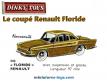 Le coupé Renault Floride miniature de Dinky Toys France au 1/43e