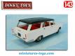 La Fiat 1800 familiale blanche en miniature par Dinky Toys au 1/43e repeinte