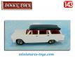 La Fiat 1800 familiale blanche en miniature par Dinky Toys au 1/43e repeinte