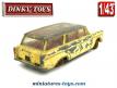 La Fiat 1800 familiale miniature par Dinky Toys au 1/43e incomplète
