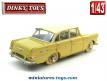 La berline Opel Rekord de 1959 miniature par Dinky Toys France au 1/43e