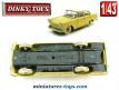 La berline Opel Rekord de 1959 miniature par Dinky Toys France au 1/43e