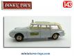 Le break Citroën ID19 Ambulance Municipale miniature de Dinky Toys au 1/43e