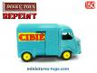 Le Citroën type HY 12000 kg Cibié miniature de Dinky Toys au 1/50e repeint