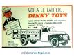 Le camion laitier Citroën P55 miniature de Dinky Toys au 1/43e incomplet