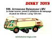 La balayeuse LMV miniature par Dinky Toys au 1/43e abimée