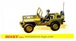 Le chauffeur conducteur militaire pour la Jeep miniature Dinky Toys England