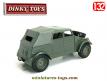 La Kubelwagen miniature militaire de Dinky Toys England au 1/32e
