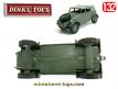 La Kubelwagen miniature militaire de Dinky Toys England au 1/32e