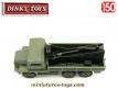 Le Berliet 6x6 GBC 8 KT lance fusée miniature de Dinky Toys England au 1/50e